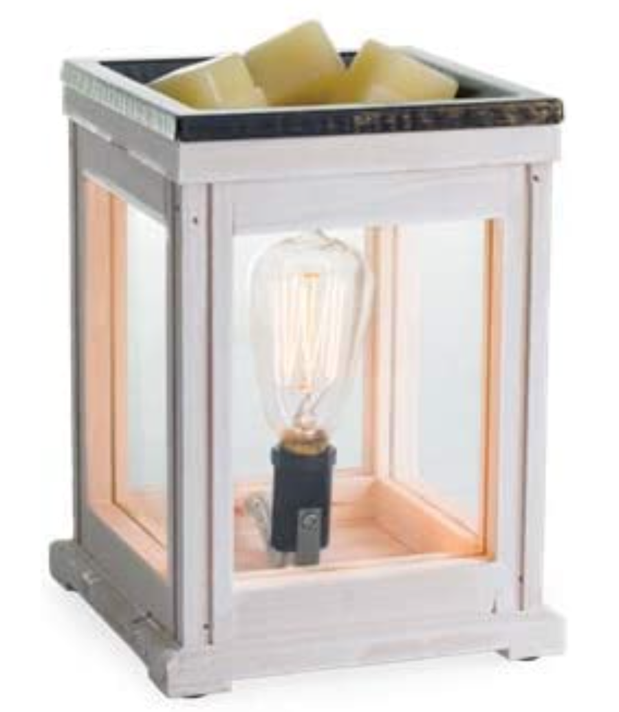 Weathered Wood Edison Bulb Illumination Fragrance Warmer by Candle Warmers