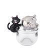 Meow Tea Infuser & Bowl Cat and Fish White Cat