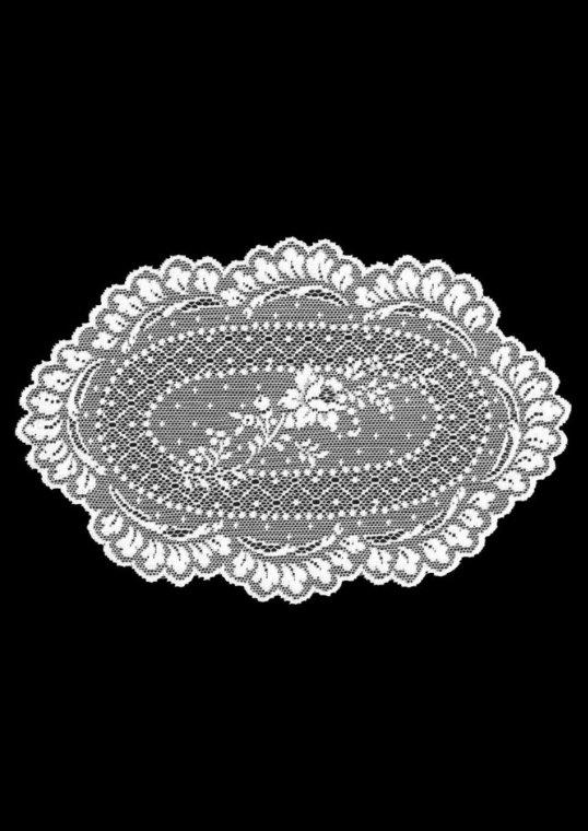 Floret Lace Doily White