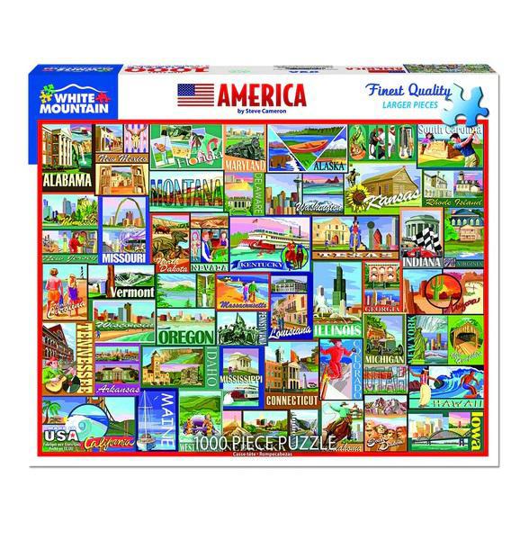 White Mountain Jigsaw Puzzle | America 1000 Piece