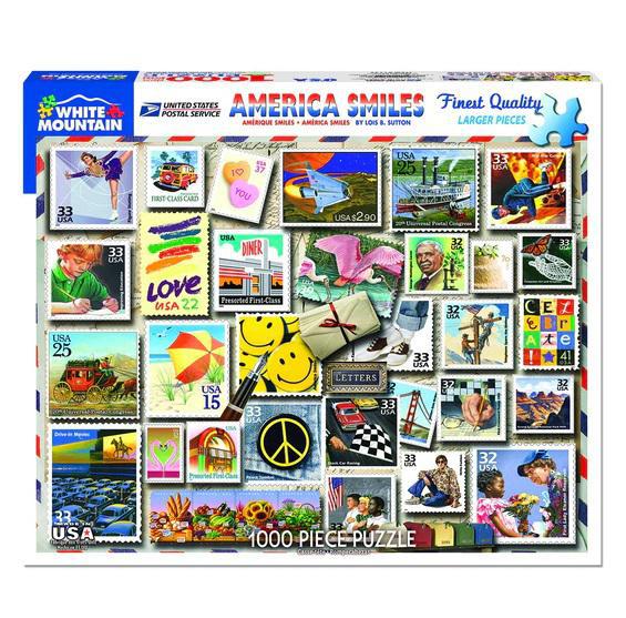 White Mountain Jigsaw Puzzle | America Smiles 1000 Piece