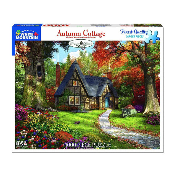White Mountain Jigsaw Puzzle | Autumn Cottage 1000 Piece