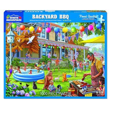 White Mountain Jigsaw Puzzle | Backyard BBQ 1000 Piece