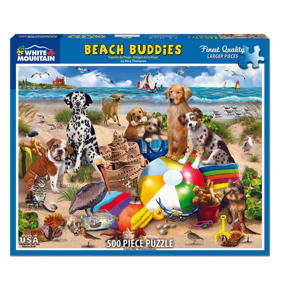 White Mountain Jigsaw Puzzle | Beach Buddies 500 Piece