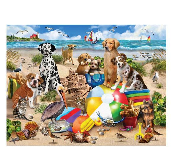 White Mountain Jigsaw Puzzle | Beach Buddies 500 Piece