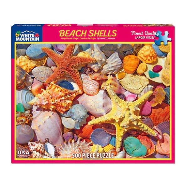 White Mountain Jigsaw Puzzle | Beach Shells 550 Piece