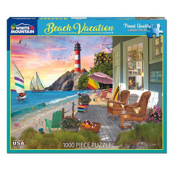 White Mountain Jigsaw Puzzle | Beach Vacation 1000 Piece
