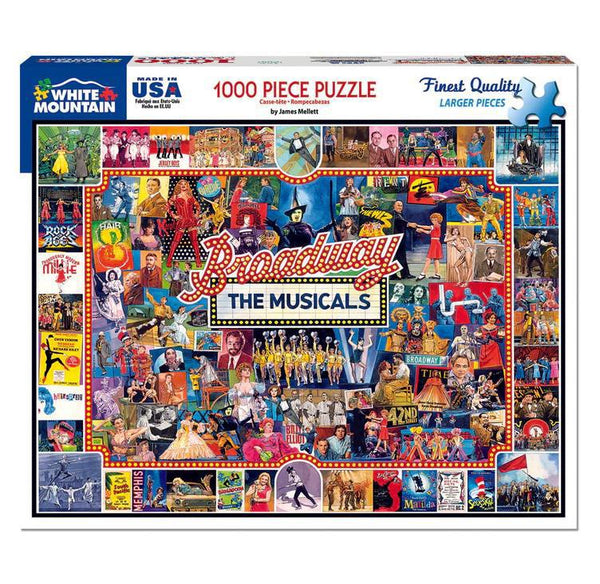 White Mountain Jigsaw Puzzle | Broadway the Musicals 1000 Piece