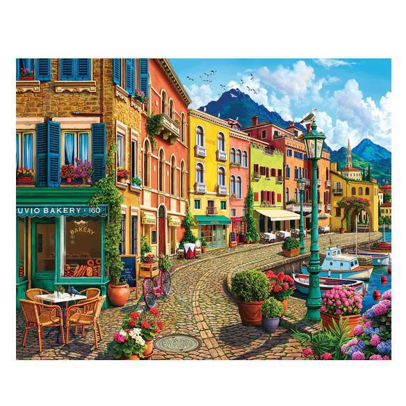 White Mountain Jigsaw Puzzle | Cafe on the Water 1000 Piece