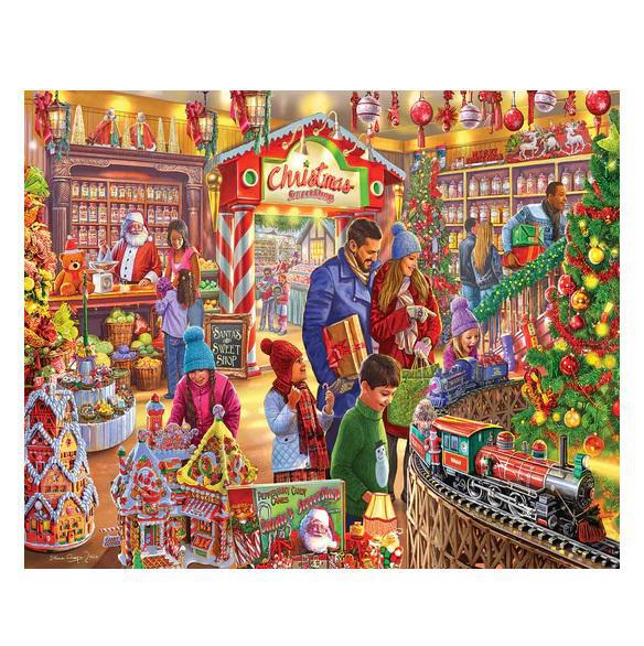 White Mountain Jigsaw Puzzle | Christmas Sweet Shop 1000 Piece