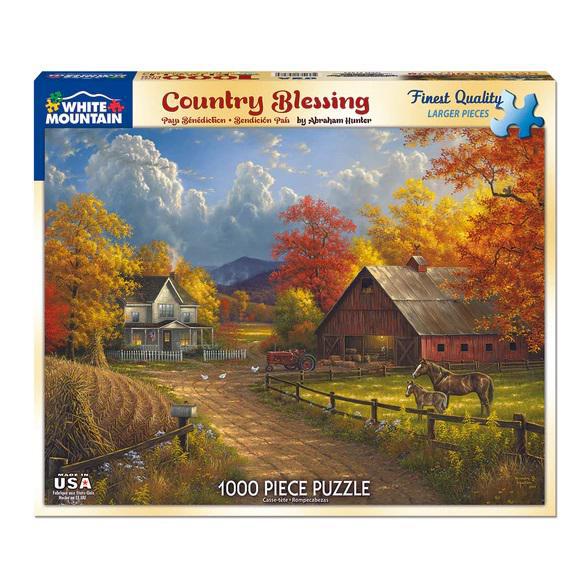 White Mountain Jigsaw Puzzle | Country Blessing 1000 Piece