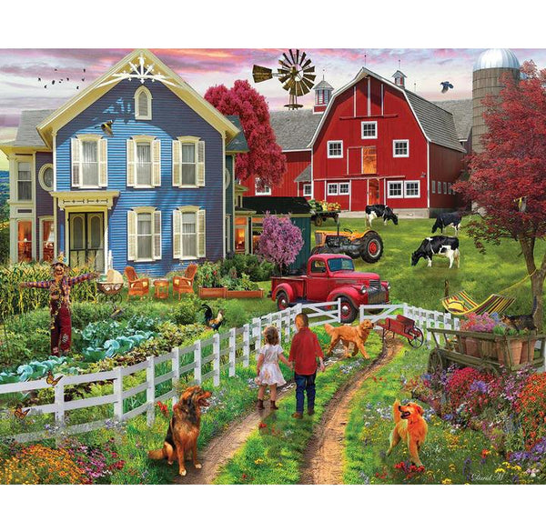 White Mountain Jigsaw Puzzle | Country Farm Life 1000 Piece