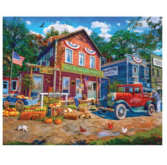 White Mountain Jigsaw Puzzle | Country Store - Seek and Find 1000 Piece