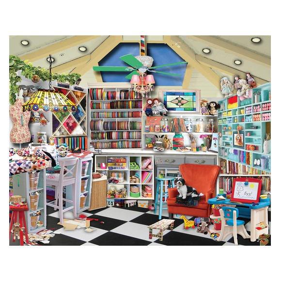 White Mountain Jigsaw Puzzle | Craft Room - Seek and Find 1000 Piece