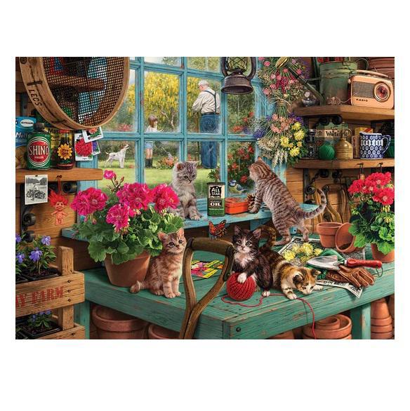 White Mountain Jigsaw Puzzle | Curious Kittens 1000 Piece