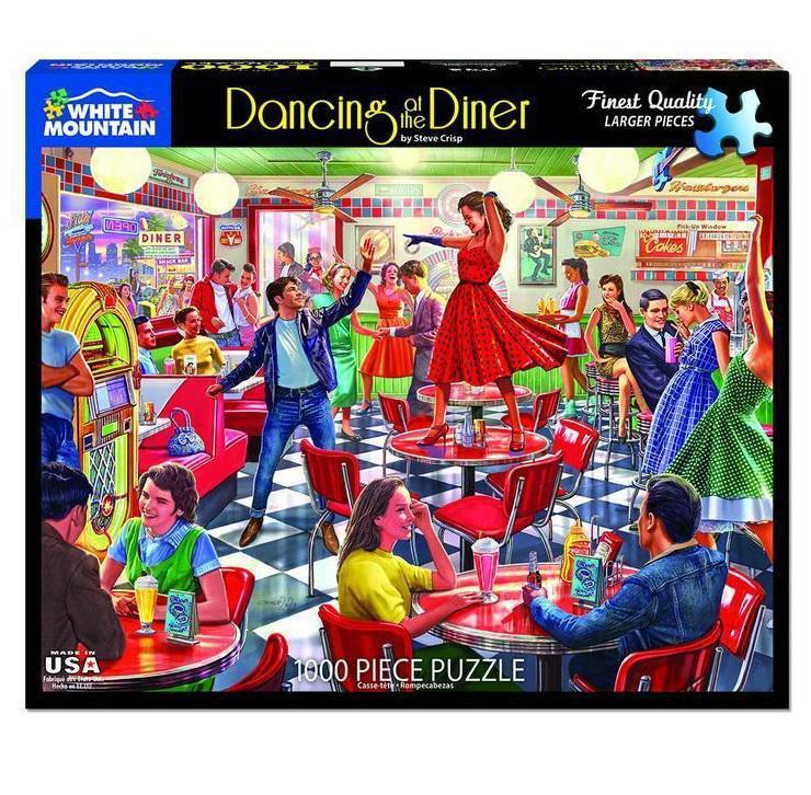 White Mountain Jigsaw Puzzle | Dancing at the Diner 1000 Piece