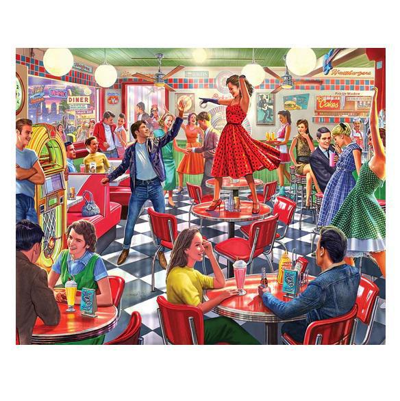 White Mountain Jigsaw Puzzle | Dancing at the Diner 1000 Piece