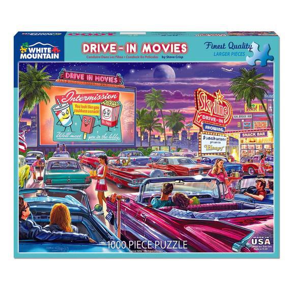 White Mountain Jigsaw Puzzle | Drive-In-Movies 1000 Piece