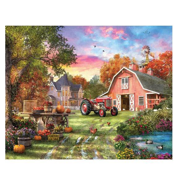 White Mountain Jigsaw Puzzle | Farm Life 1000 Piece