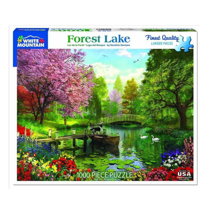 White Mountain Jigsaw Puzzle | Forest Lake 1000 Piece