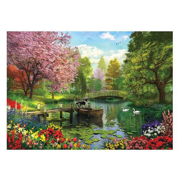 White Mountain Jigsaw Puzzle | Forest Lake 1000 Piece