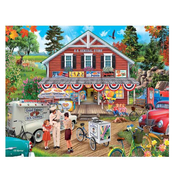 White Mountain Jigsaw Puzzle | Good Humor General Store 1000 Piece