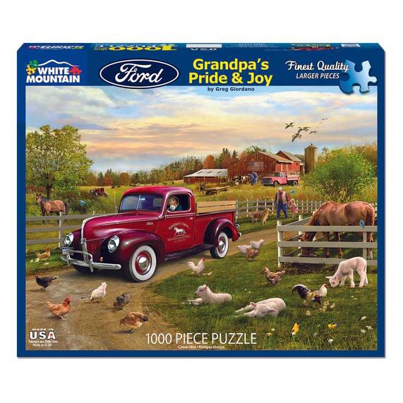 White Mountain Jigsaw Puzzle | Grandpa's Pride & Joy 1000 Piece