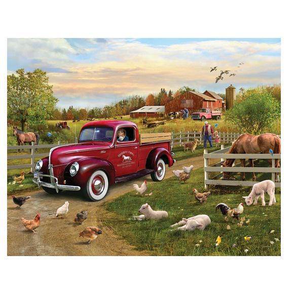 White Mountain Jigsaw Puzzle | Grandpa's Pride & Joy 1000 Piece