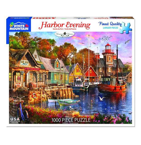 White Mountain Jigsaw Puzzle | Harbor Evening 1000 Piece