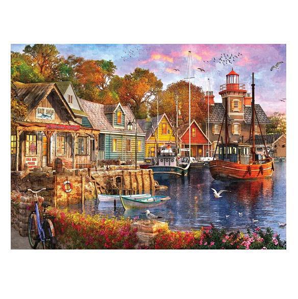 White Mountain Jigsaw Puzzle | Harbor Evening 1000 Piece
