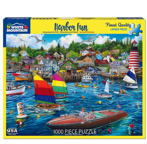 White Mountain Jigsaw Puzzle | Harbor Fun 1000 Piece