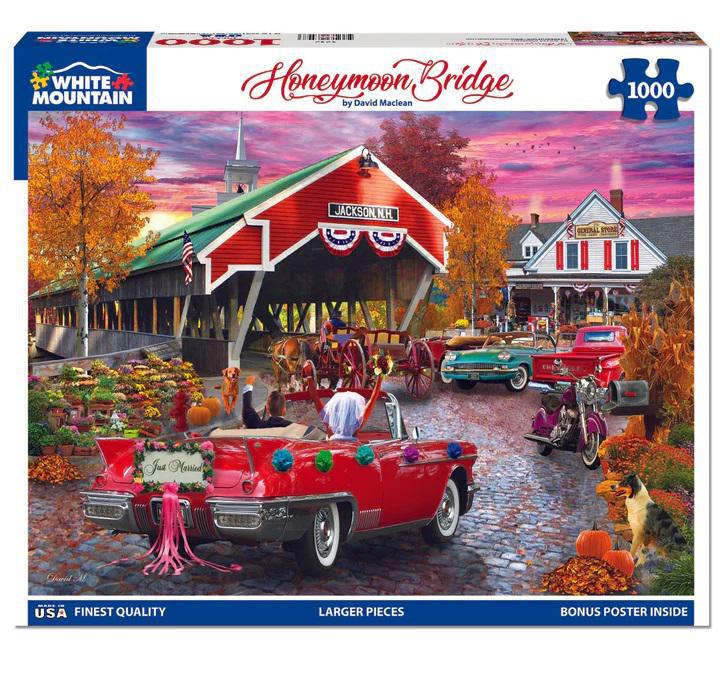 White Mountain Jigsaw Puzzle | Honeymoon Bridge 1000 Piece