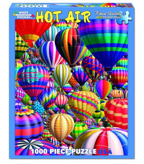 White Mountain Jigsaw Puzzle | Hot Air Balloons 1000 Piece