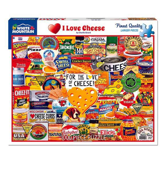 White Mountain Jigsaw Puzzle | I Love Cheese 1000 Piece