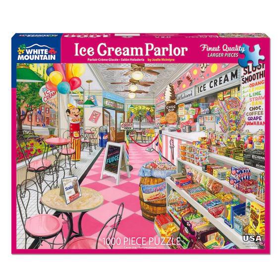 White Mountain Jigsaw Puzzle | Ice Cream Parlor 1000 Piece