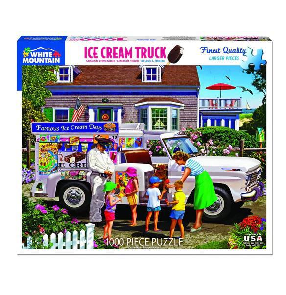 White Mountain Jigsaw Puzzle | Ice Cream Truck 1000 Piece