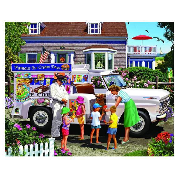 White Mountain Jigsaw Puzzle | Ice Cream Truck 1000 Piece