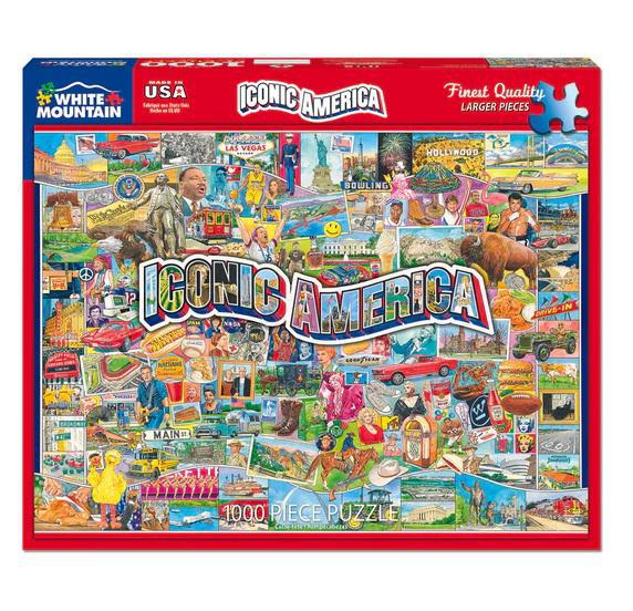 White Mountain Jigsaw Puzzle | Iconic America 1000 Piece Puzzle