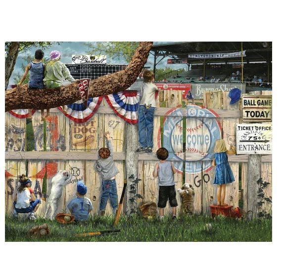 White Mountain Jigsaw Puzzle | In the Cheap Seats 500 Piece