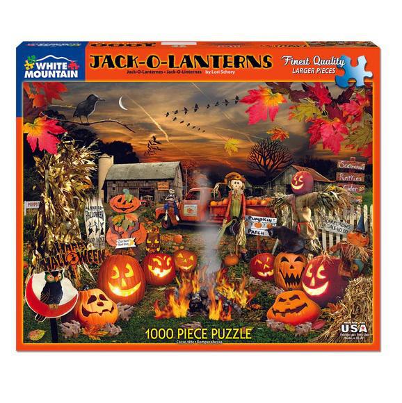 White Mountain Jigsaw Puzzle | Jack-O-Lanterns 1000 Piece