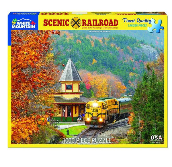 White Mountain Jigsaw Puzzle | Scenic Railroad 1000 Piece