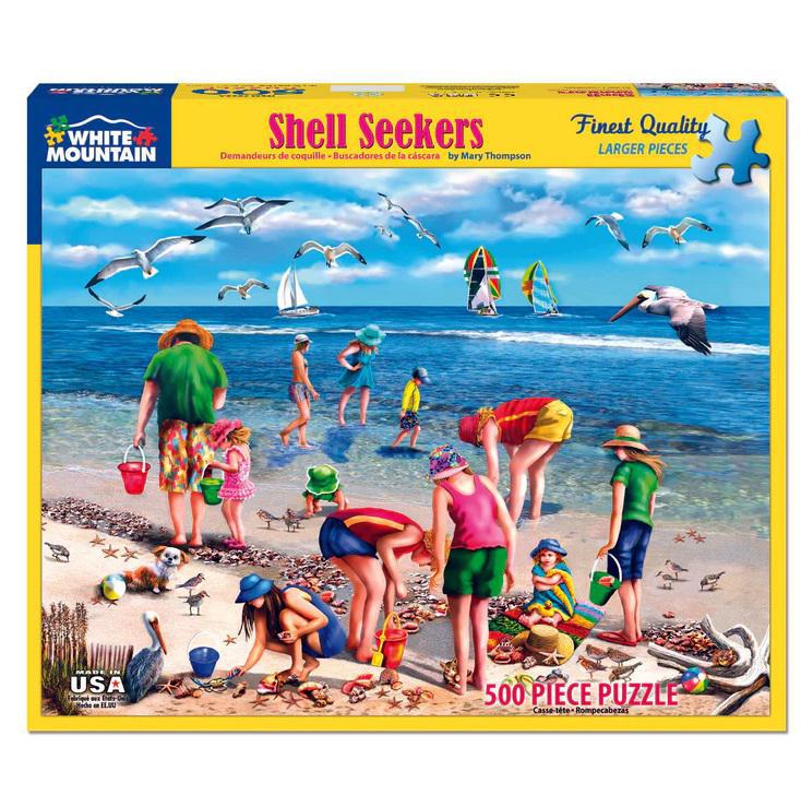 White Mountain Jigsaw Puzzle | Shell Seekers 550 Piece