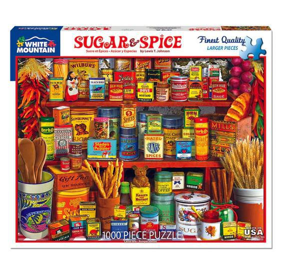 White Mountain Jigsaw Puzzle | Sugar & Spice 1000 Piece