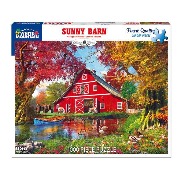 White Mountain Jigsaw Puzzle | Sunny Barn 1000 Piece