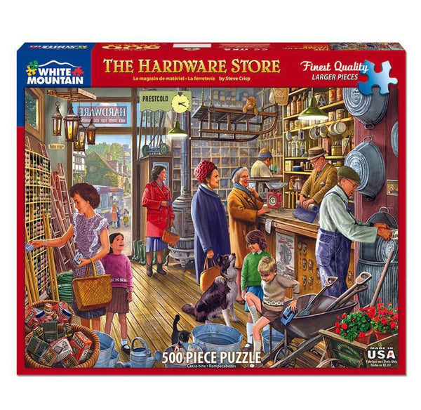 White Mountain Jigsaw Puzzle | The Hardware Store 500 Piece