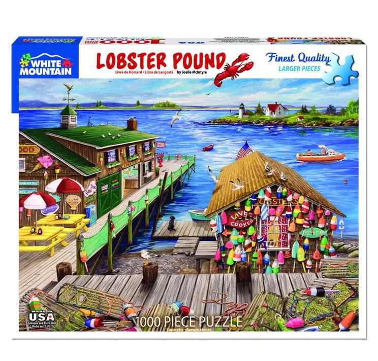 White Mountain Jigsaw Puzzle | The Lobster Pound 1000 Piece