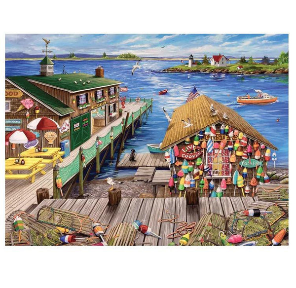 White Mountain Jigsaw Puzzle | The Lobster Pound 1000 Piece