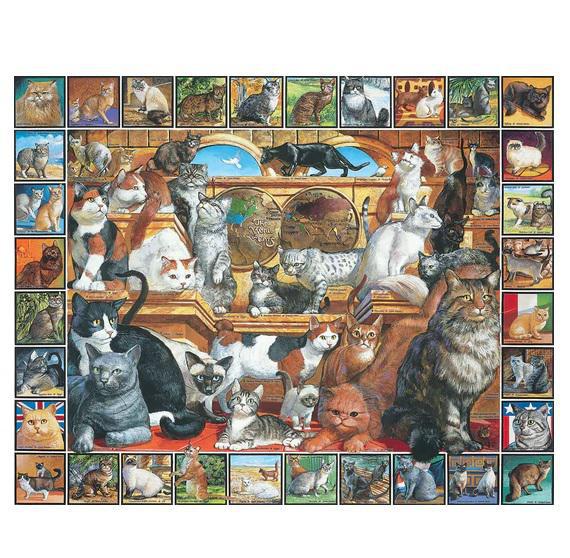 White Mountain Jigsaw Puzzle | The World of Cats 1000 Piece