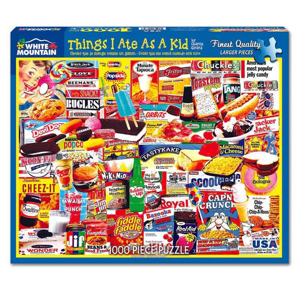 White Mountain Jigsaw Puzzle | Things I Ate As A Kid 1000 Piece