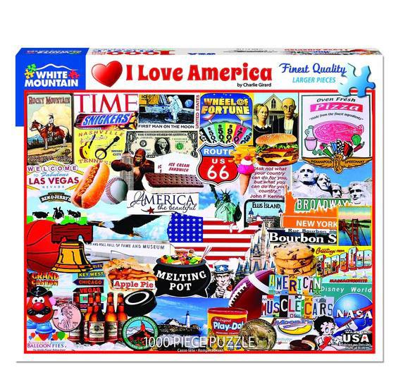 White Mountain Jigsaw Puzzles | I Love America 1000 Piece
